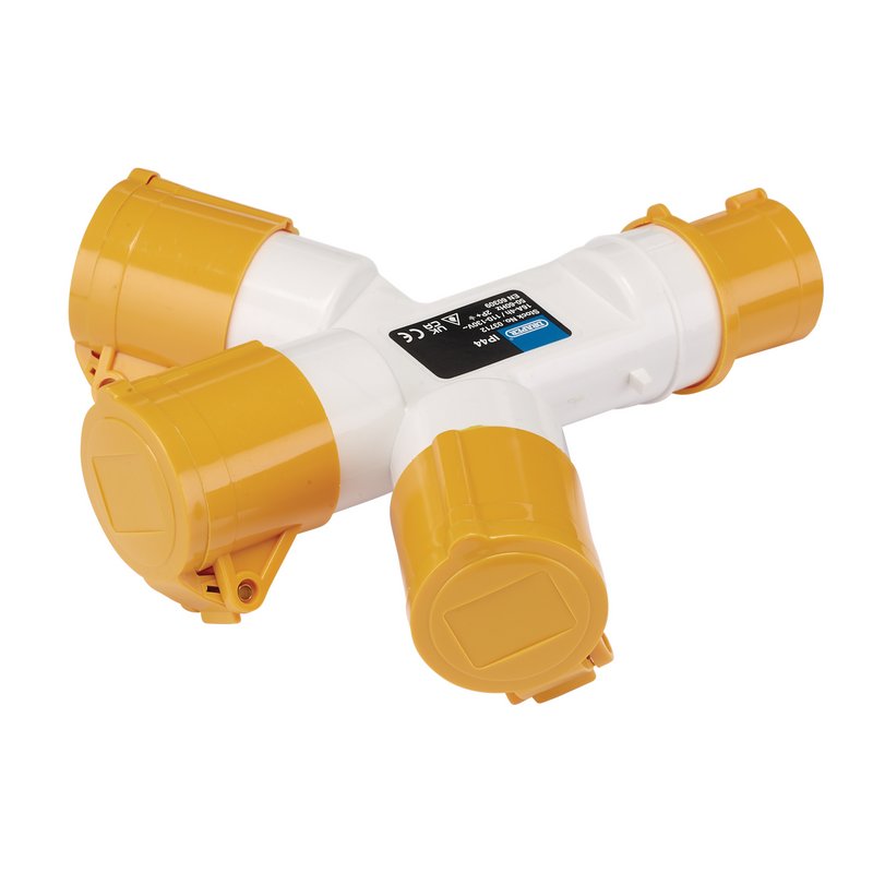 Draper 3712  110V 3-Way Splitter, 16A