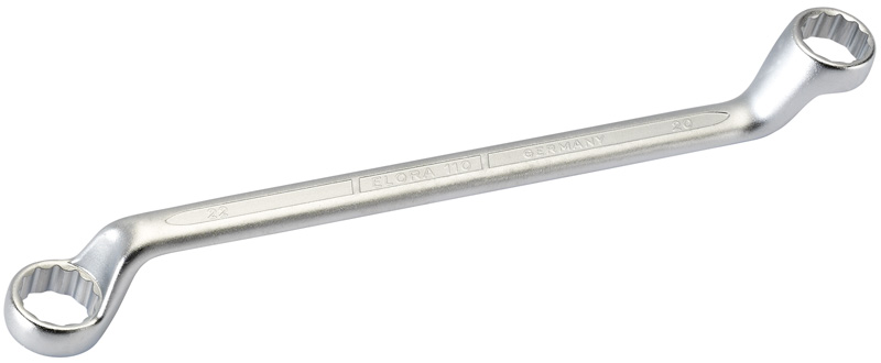 Draper 6242  Elora Deep Crank Metric Ring Spanner, 20 x 22mm