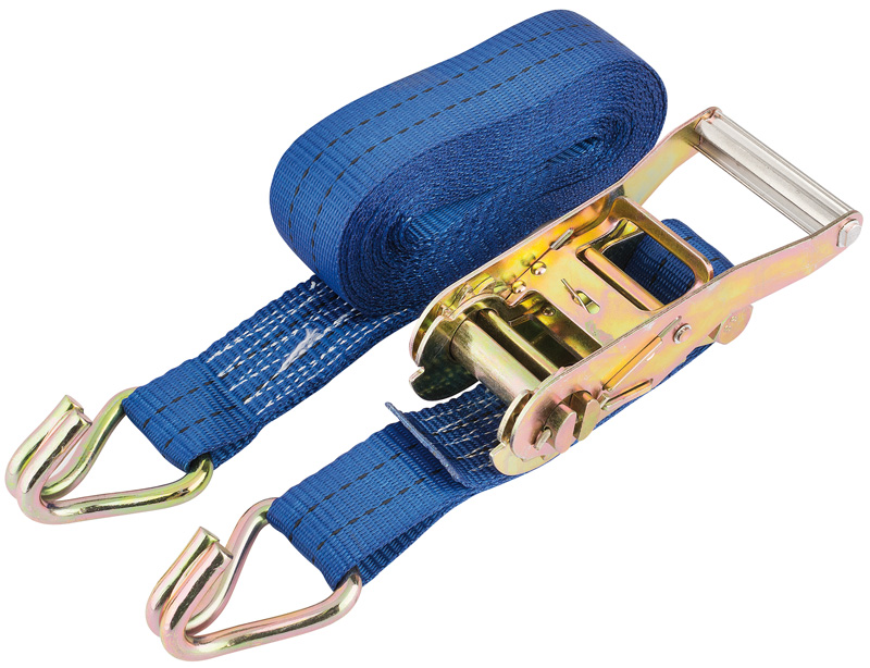 Draper 16263  Heavy Duty Ratcheting Tie Down Straps, 6m x 38mm, 750kg