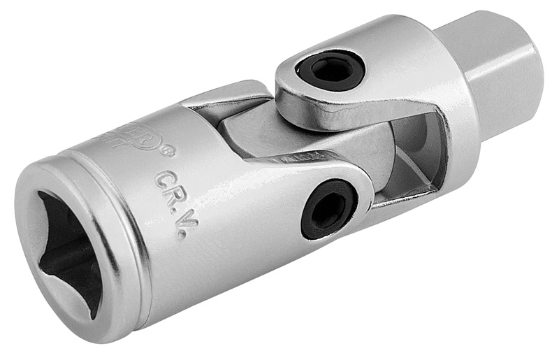 Draper 16794 Satin Chrome Universal Joint, 3/8