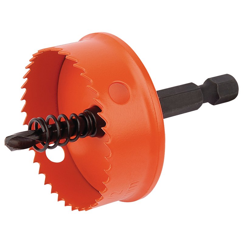 Draper 34989  Bi-Metal Hole Saw with Integrated Arbor, 38mm