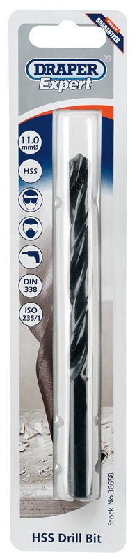 Draper 38658  HSS Drill Bit, 11.0mm