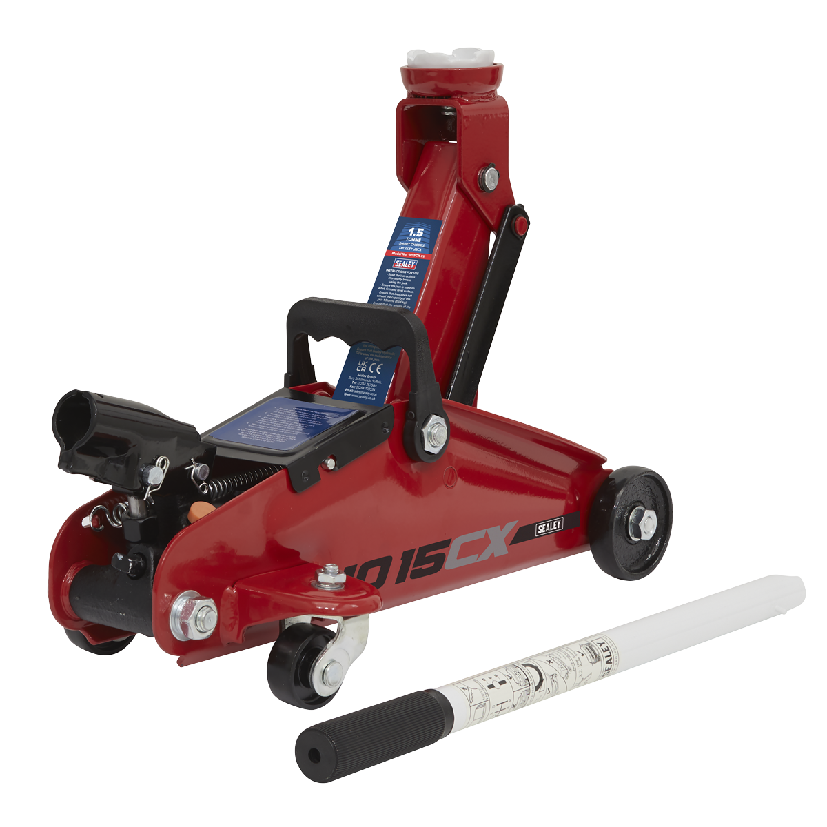 Sealey 1015CX Trolley Jack 1.5tonne Short Chassis