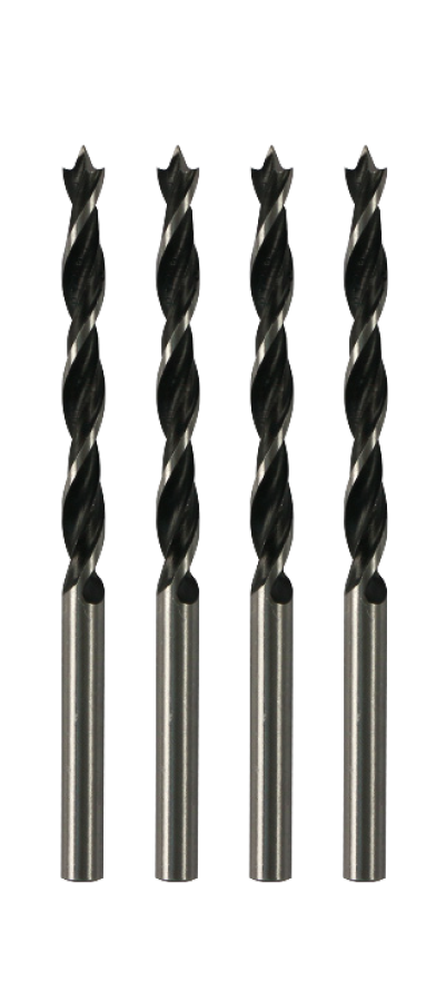 Abracs 4.0mm Brad Point Wood Drill Bit, BPDB040