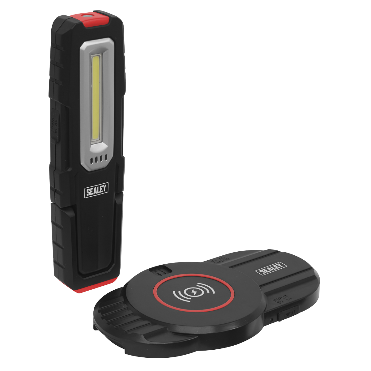 Sealey LEDWCBCOMBO2 Inspection Light 5W & 1W COB LED & Single Wireless Charging Base