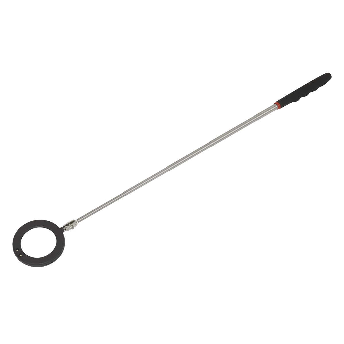 Sealey S0947 Telescopic Inspection Mirror Ø75mm with LED