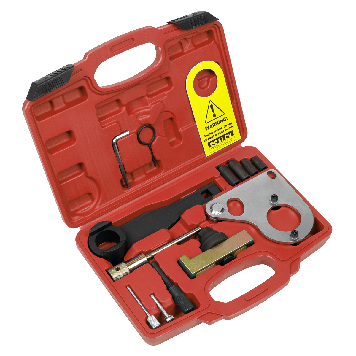 Sealey VSE5086A Diesel Engine Timing Tool Kit - for Renault, Mercedes, Nissan, GM 1.6D, 2.0, 2.3 dCi/CDTi - Chain Drive