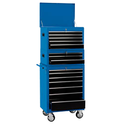 Draper 04593 DTKCTCB Combination Roller Cabinet and Tool Chest, 15 Drawer, 26