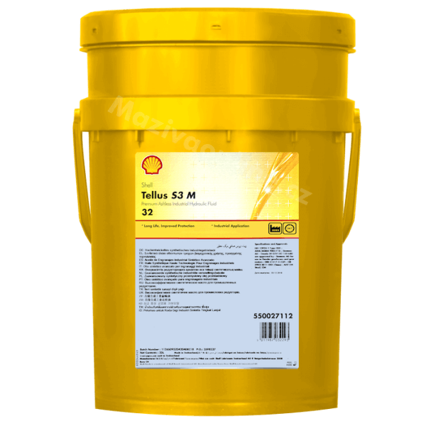 Shell - Tellus S3 M 32, Hydraulic oil - 20 Litre