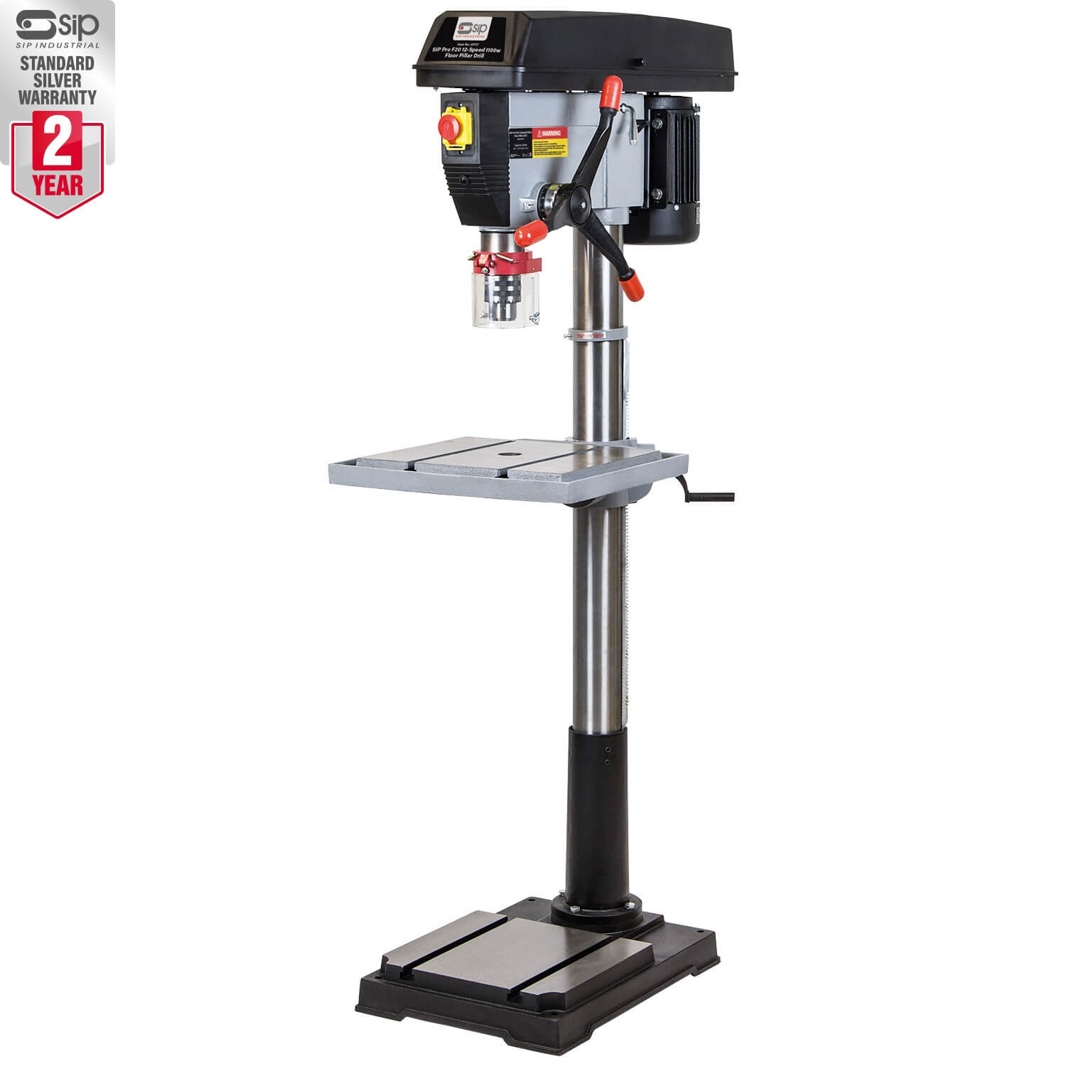 SIP 01717 Pro F20 12-Speed 1100w 230v Floor Pillar Drill